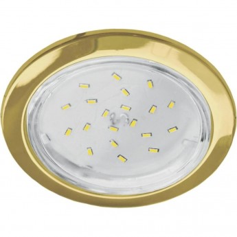 Встраиваемый светильник ECOLA GX53 H4 FG53GLECB золото Встраиваемый светильник ECOLA GX53 H4 FG53GLECB золото