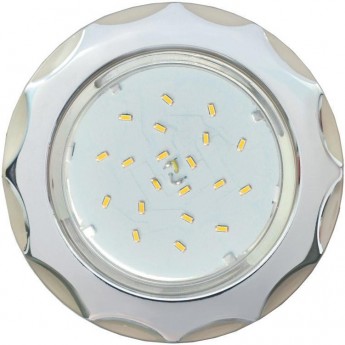 Встраиваемый светильник ECOLA H4 9014 FX81H4ECB GX53 "Звезда" хром-жемчуг Встраиваемый светильник ECOLA H4 9014 FX81H4ECB GX53 "Звезда" хром-жемчуг